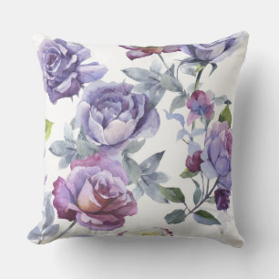 Joli Coussin Floral Violet