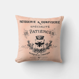 Joli coussin français de Patisserie de Paris