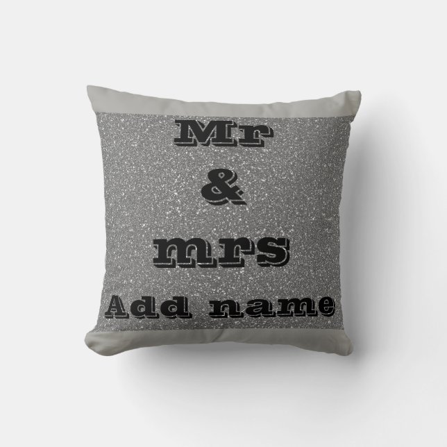 Joli coussin monsieur et madame (Recto)