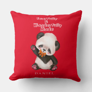 Joli Créé avec Crainte et Admiration Coussin de Je