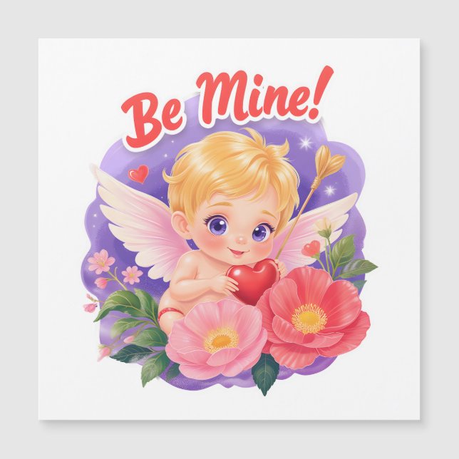 Joli Cupidon de la Saint-Valentin avec "Sois à moi (Devant)