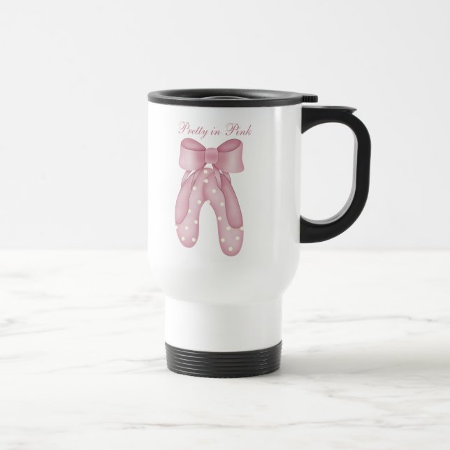 Joli dans la Mug de Voyage rose (Droite)