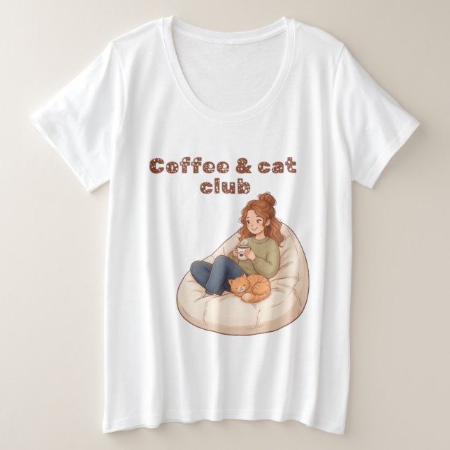 Joli design Café & Club Chat  (Design devant)