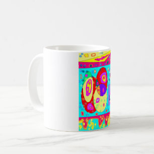 Joli design sur une tasse classique