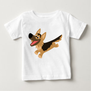 Joli Dessin Allemand Berger Baby T-Shirt