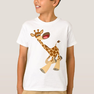 Joli Dessin Ambling Giraffe T-shirt enfant