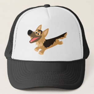 Joli dessin animé Casquette berger allemand