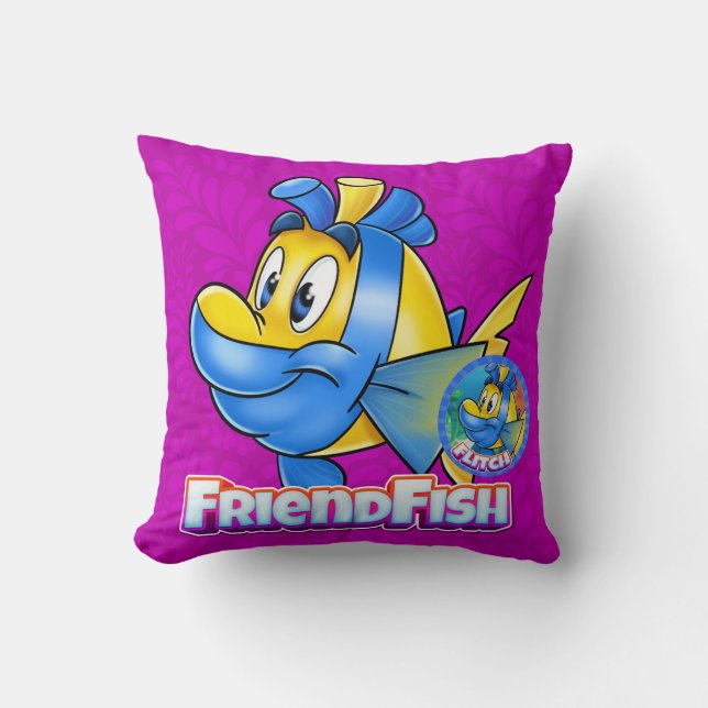 Joli dessin animé FriendFish coussin  (Recto)