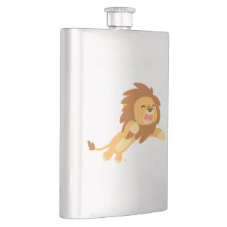 Joli Dessin Cartoon Lion Classique Flacon