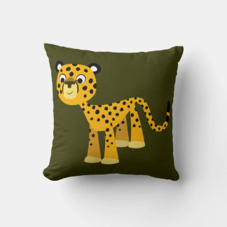 Joli Dessin Dessin Cheetah Jeu Oreiller