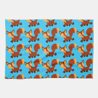 Joli Dessin Fox Mojo Serviette de cuisine