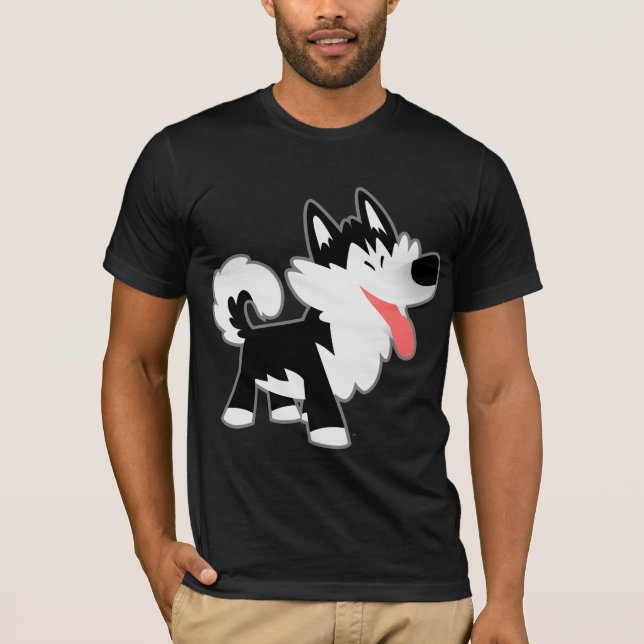 Joli dessin Sibérie Husky T-Shirt (Devant)