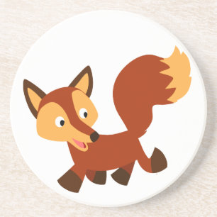 Joli Dessous de verre Cartoon Fox