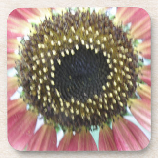 Joli Dessous de verre de liège de tournesol rose