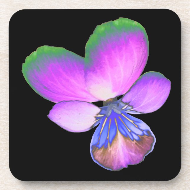 Joli Dessous de verre de liège Pansy (Devant)