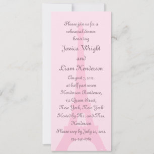 Joli Dîner De Répétition Paris Invitation