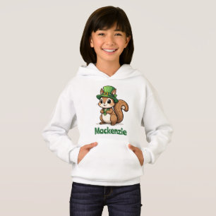 Joli écureuil de la Saint Patrick avec Casquette v