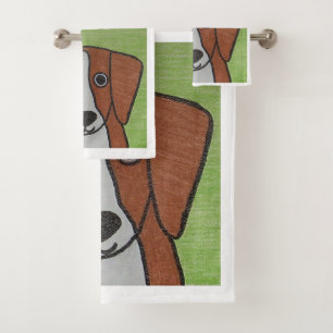 Joli ensemble de serviettes Beagles
