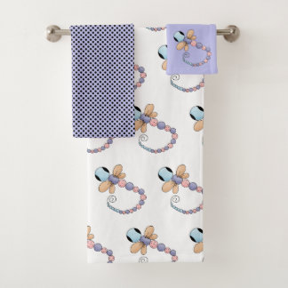 Joli ensemble de serviettes de bain en luciole