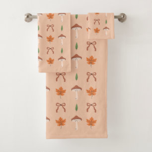 Joli ensemble de serviettes de bain Motif Bow d'au