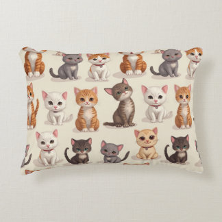 Joli et mignon chaton coussin
