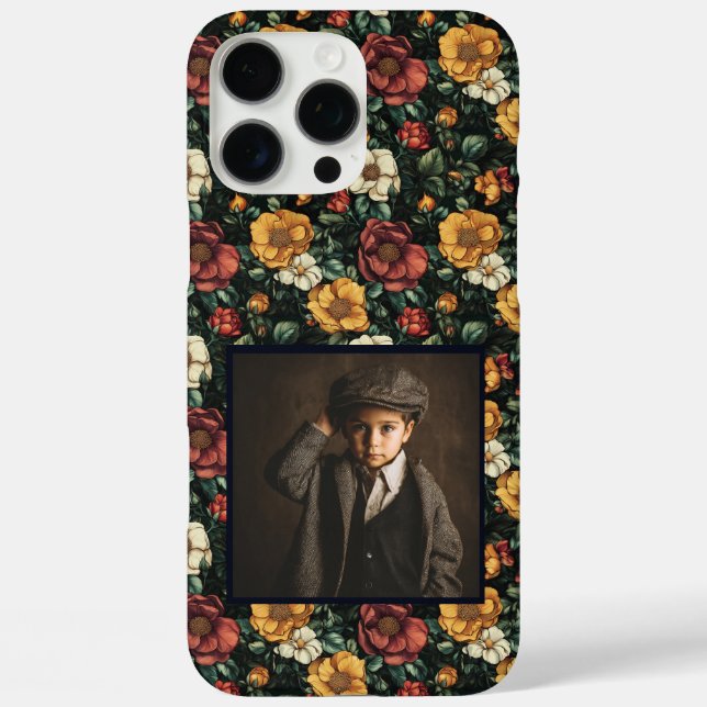 Joli étui personnalisé pour iPhone avec rose pour  (Verso)