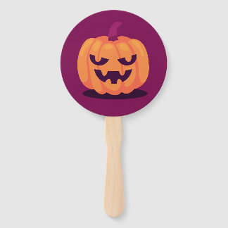 Joli éventail à main citrouille Halloween - Pièce 
