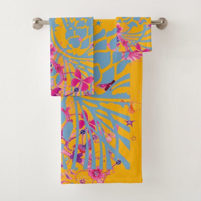 Joli Extraordinaire Floral Feminine papillons moti (En situation)