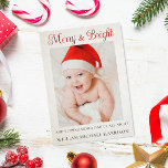 Joli Faire-part de naissance de Noël bébé<br><div class="desc">Partagez que vous dormez un peu moins chez vous avec ce nouveau faire-part de naissance de Noël pour bébé mignon. Tout le texte peut être customisé pour créer notre propre message personnel. Personnalisez-vous avec 1 photo sur le devant et 2 photos sur le dos avec toutes les informations sur l'état...</div>