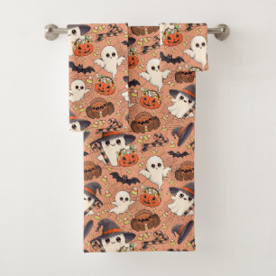 Joli fantôme d'Halloween de style Kawaii