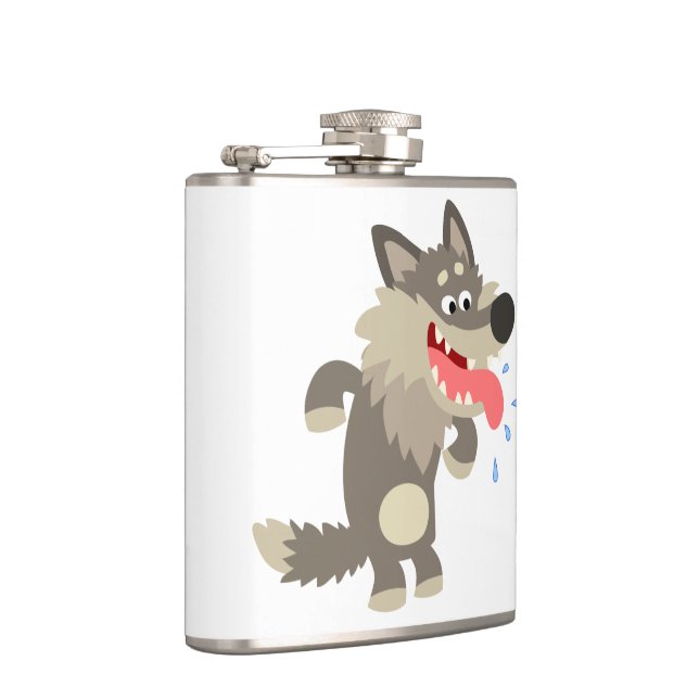 Joli Flacon de hanche de loup de dessin célèbre (Droite)