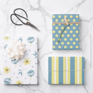 Joli Fleur sauvage papier d'enveloppement série de