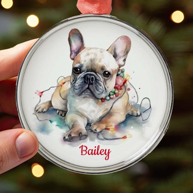 Joli Frenchie décoration de Noël Bouledogue França (Créateur téléchargé)