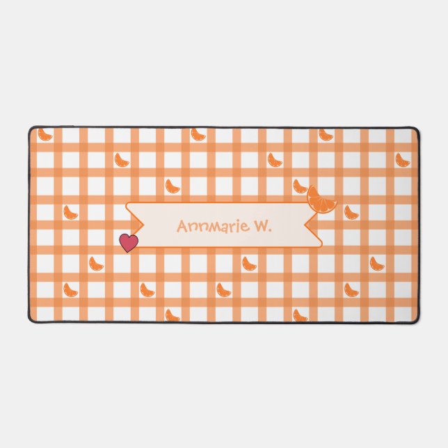 Joli Gingham Orange (Recto)