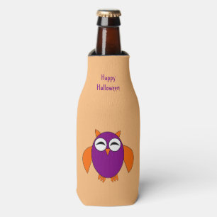 Joli Glacière de bouteille de hibou d'Halloween