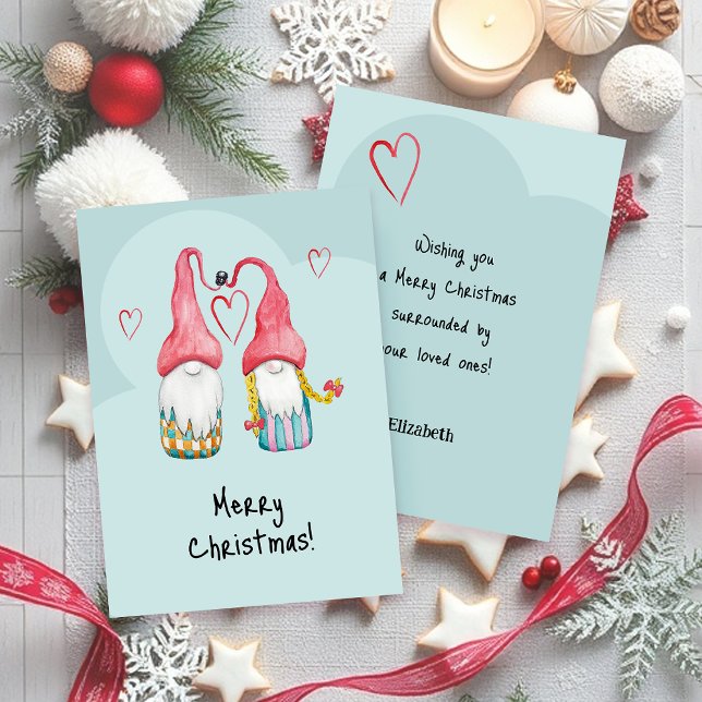 Joli Gnome amoureux Joyeux Noël (Créateur téléchargé)