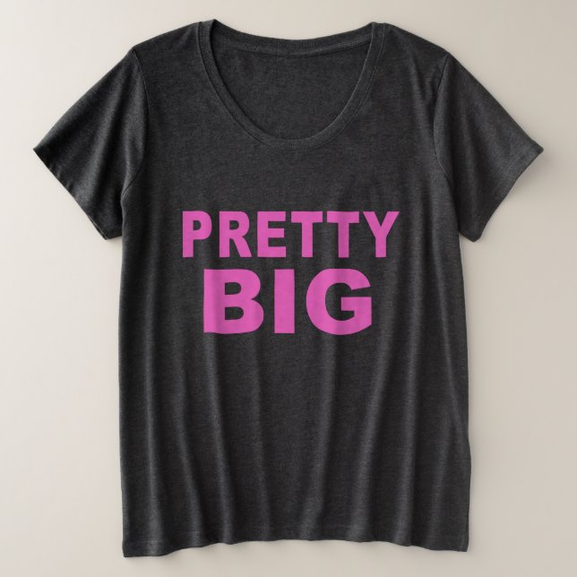 Joli Grand T-shirt Plus Taille acceptation de soi  (Design devant)