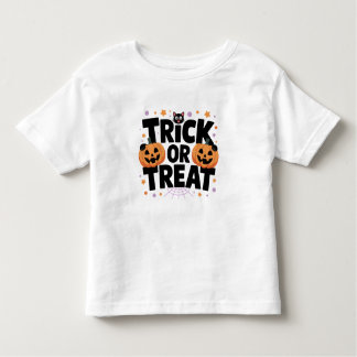 Joli Halloween Trick ou Treat T-Shirt avec Citroui