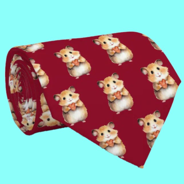 Joli hamster avec cravate à coeur (Créateur téléchargé)