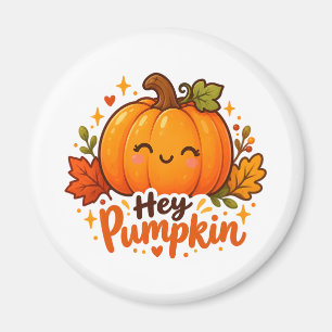 Joli Hey Pumpkin Automne Halloween Magnet