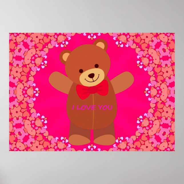 Joli I Love You Value Poster Paper (Glossy) (Devant)