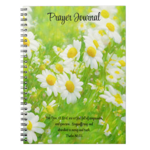 Joli Jardin Daisy Bible Verse Faith Journal