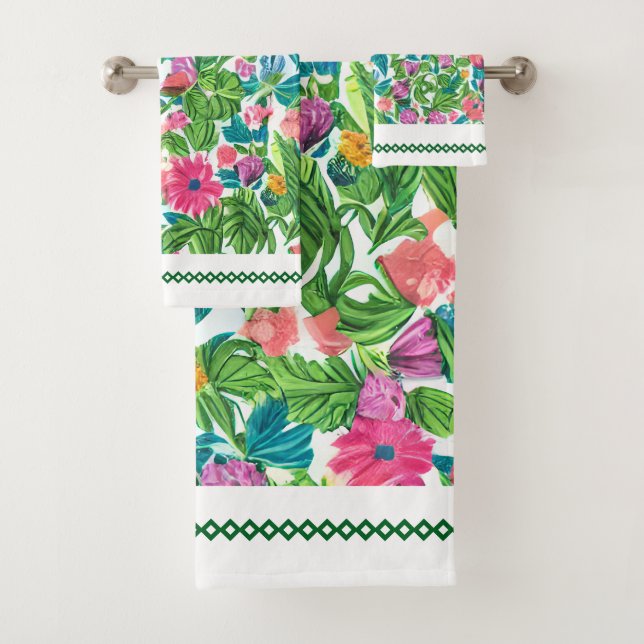 Joli jardin de fleurs coloré féminin rose (En situation)