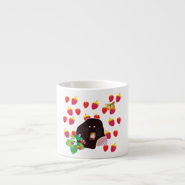 Joli jardin Mole Espresso Mug (Devant)