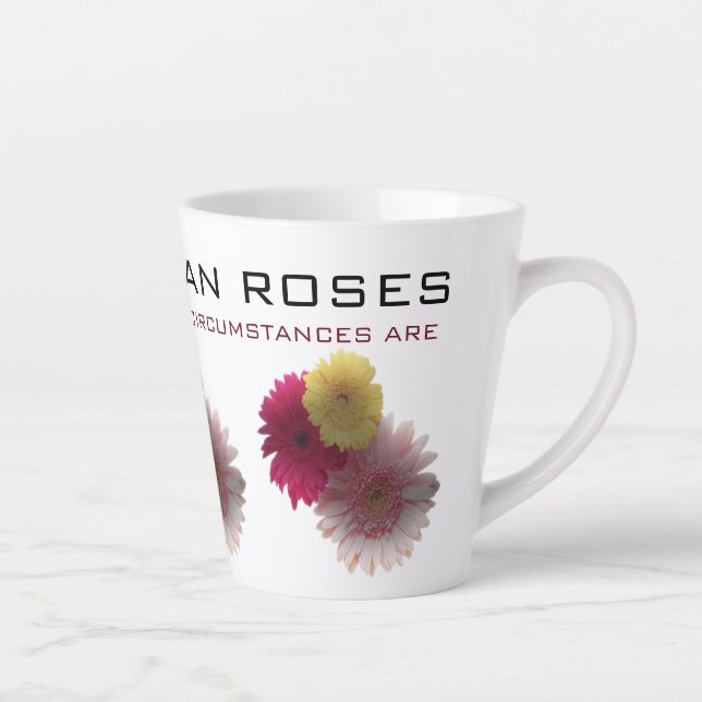Joli Jaune et Rose pour Latte Mug (Droite)
