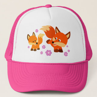 Joli jeu de dessin Casquette Foxes