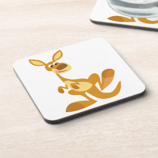 Joli jeu de Dessous de verre Kangaroo de battage
