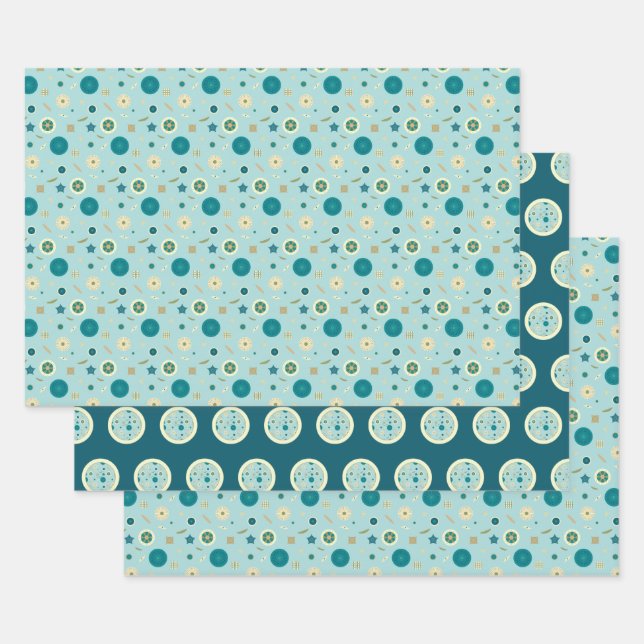 Joli jeu de papier enveloppant les diatomées (Lot)