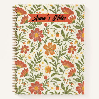 Joli journal botanique pour écrire et prendre des 