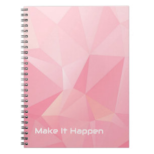 Joli Journal Spirale Rose Pastel Faites que cela s